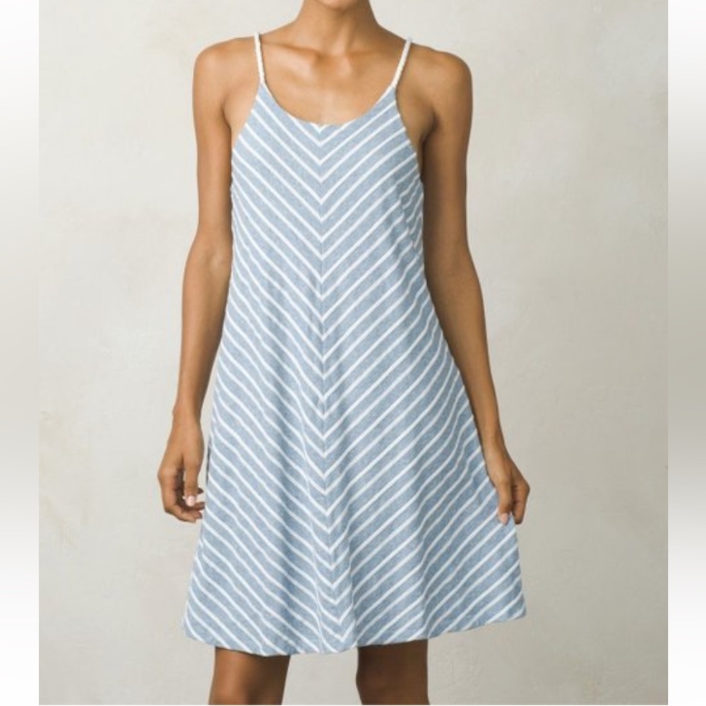 Prana Women's Seacoast Dress Coastal Preppy Beachy